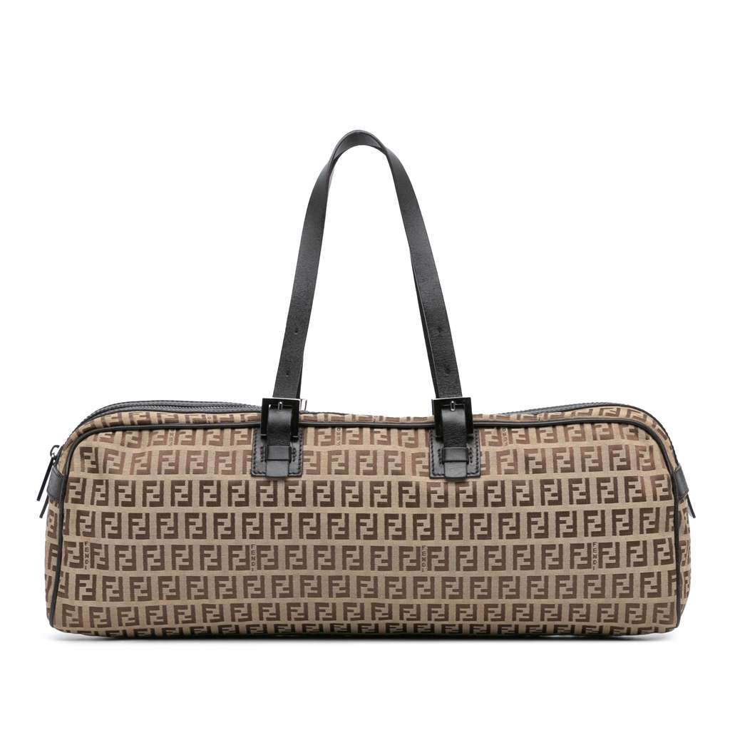 Fendi Zucchino Canvas Handbag
