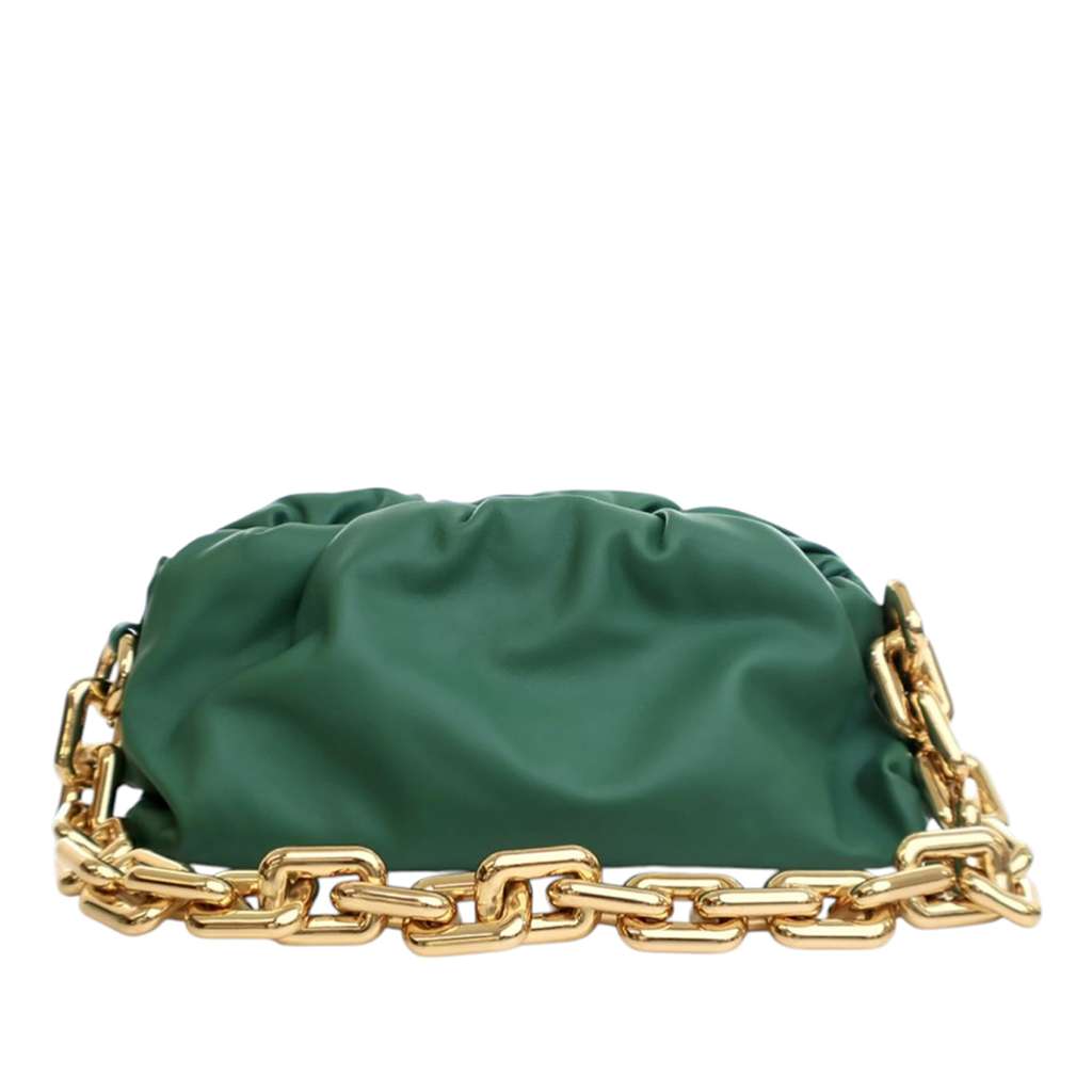 Bottega Veneta Lambskin Chain Pouch