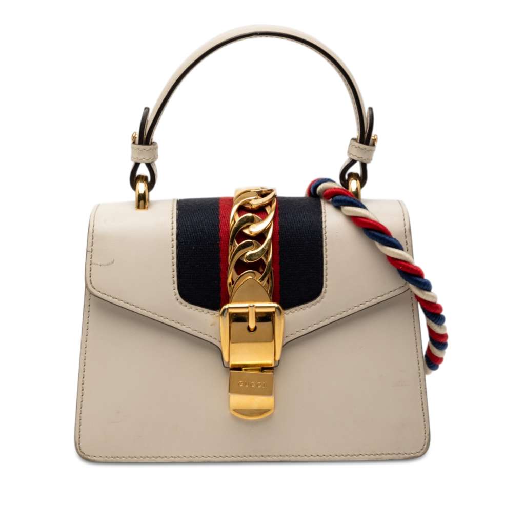 Gucci Mini Calfskin Sylvie Satchel