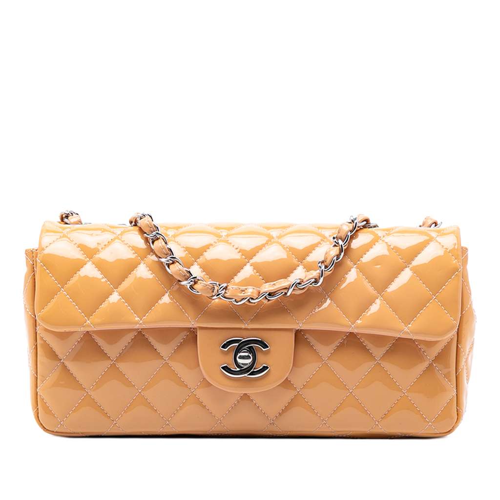 Chanel Classic Patent East West Single Flap