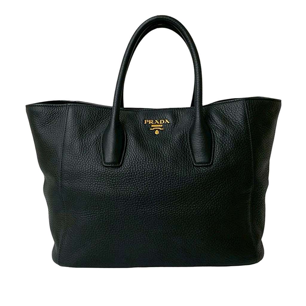 Prada Vitello Daino Open Convertible Tote
