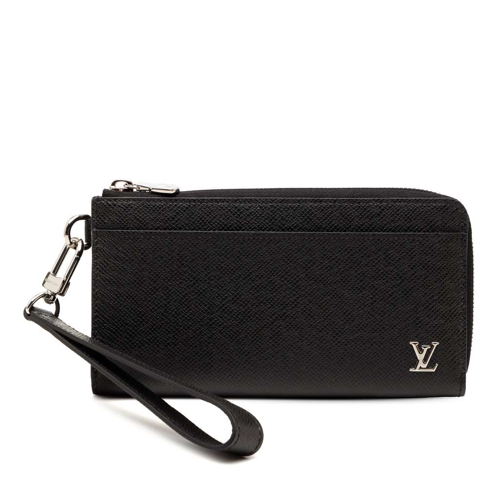 Louis Vuitton Taiga Zippy Dragonne Wallet