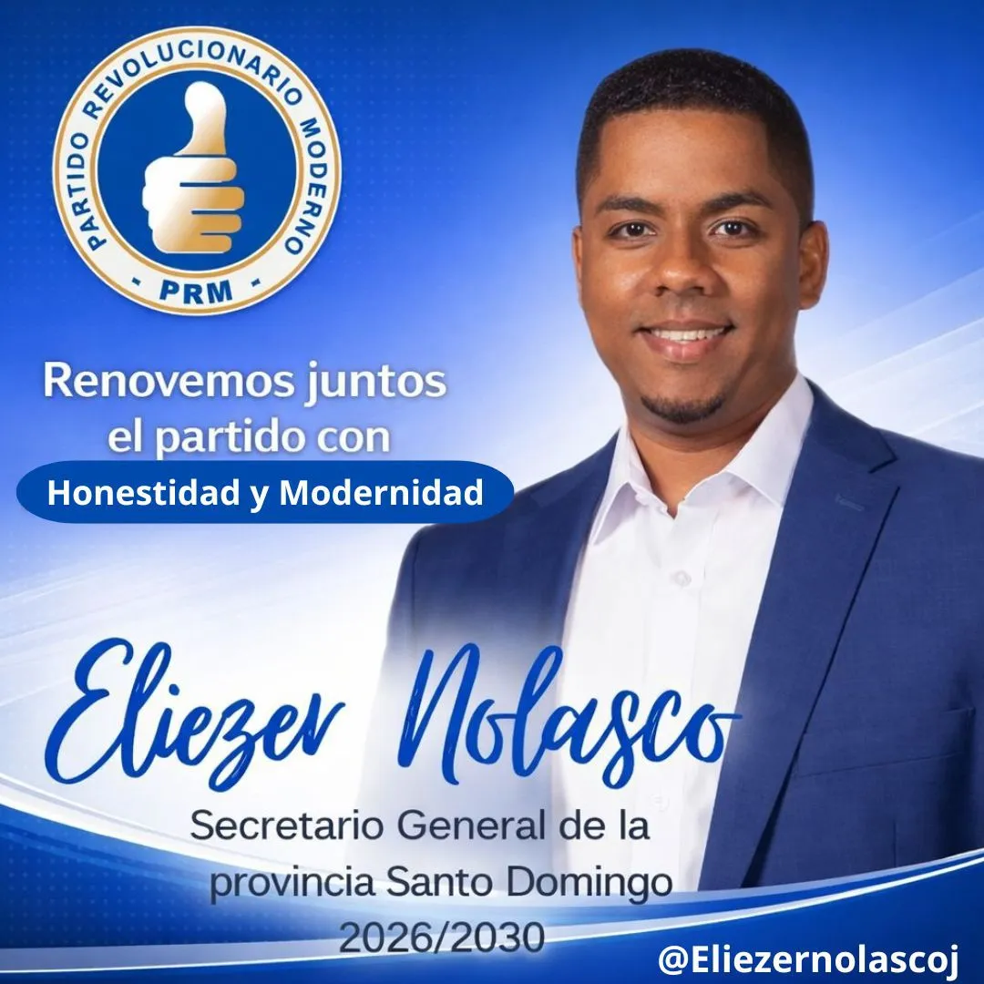 Eliezer Nolasco lanza su candidatura a la Secretaría General del PRM en la provincia Santo Domingo