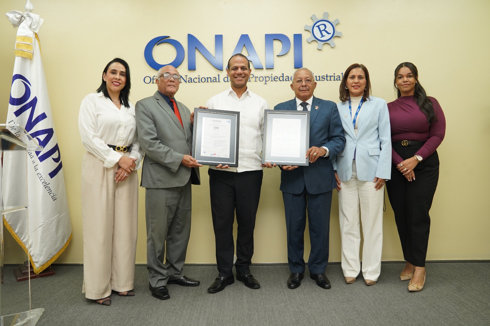 AENOR ratifica calidad de ONAPI bajo norma ISO 9001:2015 con alcance ampliado en gestión legal