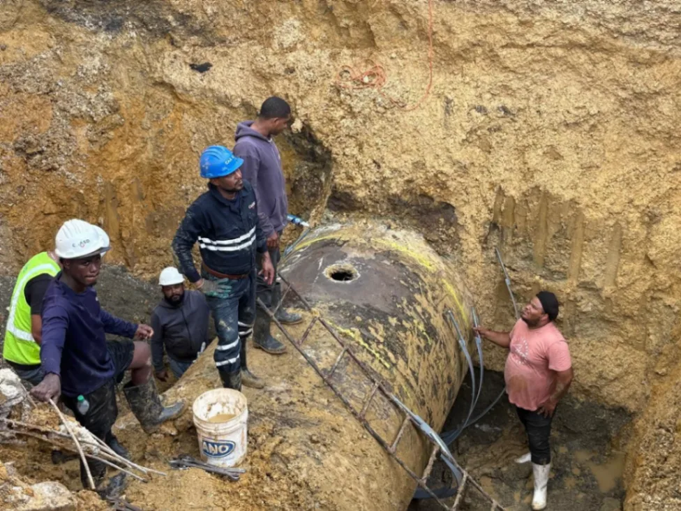 CAASD suspende operaciones de Barrera de Salinidad tras grave avería causada por constructora