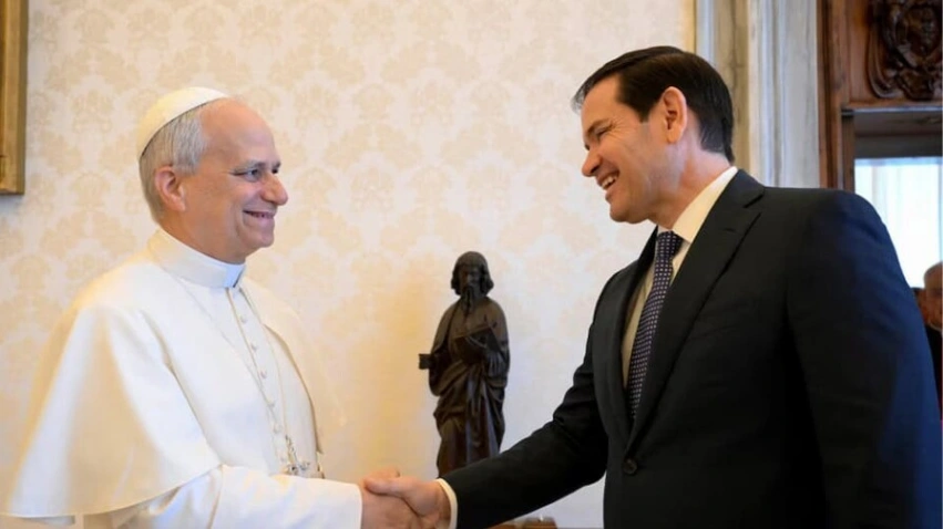 El papa León XIV recibirá a Marco Rubio tras fuertes cruces con Trump