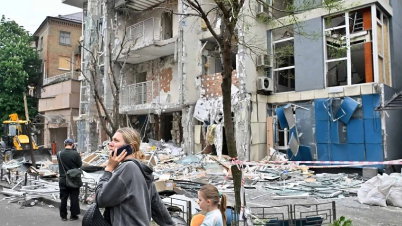 Lluvia de misiles sobre Kiev deja 24 muertos en la víspera de la cumbre de la OTAN