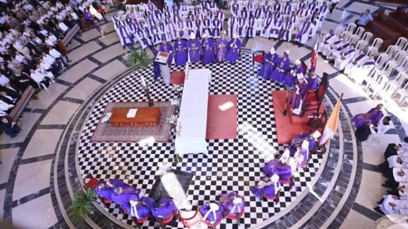 Sepultan a monseñor Antonio Camilo en La Vega tras más de seis décadas de pastoral y servicio social