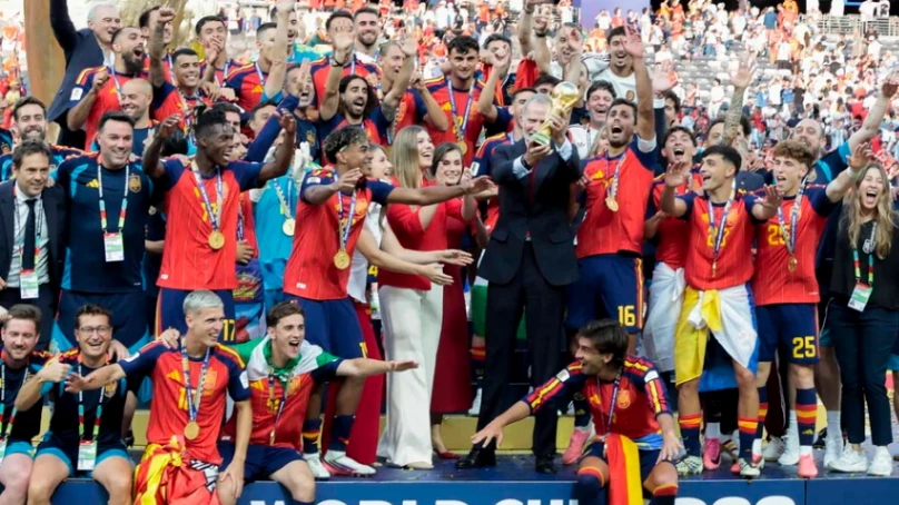 La Casa Real de España celebra en Nueva York la conquista de la segunda Copa del Mundo ante Argentina
