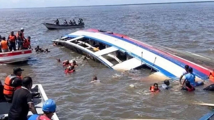 Tragedia en el Atlántico: hallan el ferry hundido en Guyana mientras el saldo de muertes sube a 27 y buscan a 83 desaparecidos