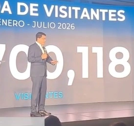RD recibe 7.7 millones de turistas hasta julio y proyecta cerrar 2026 con más de 12 millones