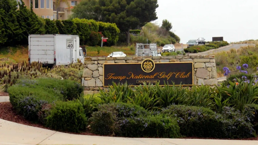 Arrestan a hombre armado en el club de golf de Trump horas antes de su visita a Los Ángeles
