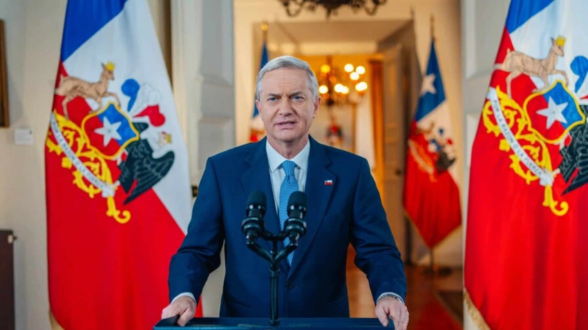 Kast anuncia reforma constitucional y más de 30 proyectos contra el crimen organizado en Chile