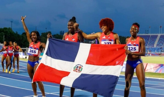 Alonso, Cofil, Siné y De Aza dan a RD el oro y un nuevo récord regional en el relevo 4x100 femenino