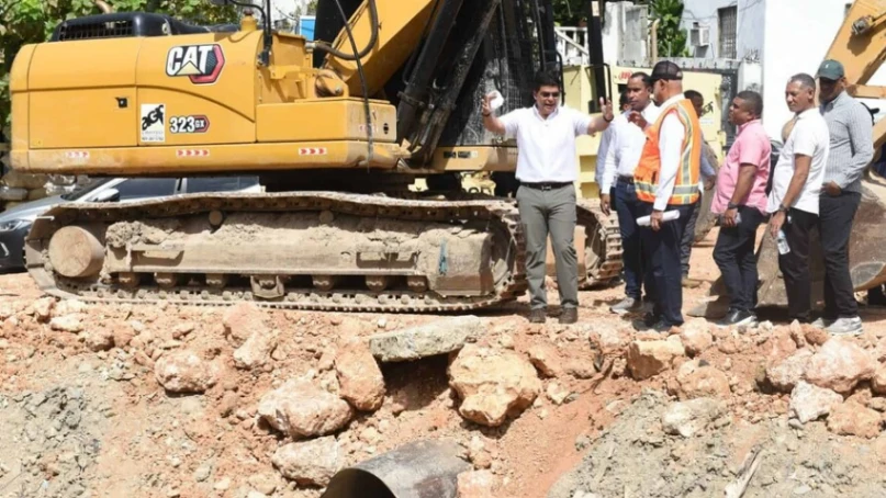 CAASD avanza en el saneamiento de las cañadas Juan Valdez y Los Girasoles; obra beneficiará a 70,000 personas