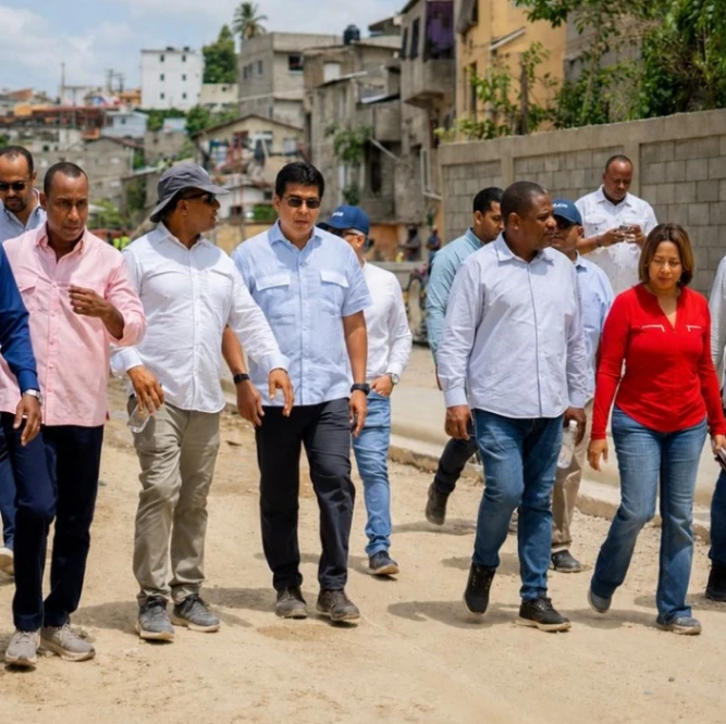 Diputados SDO destacan avance en saneamiento cañadas ejecuta la CAASD en ese municipio
