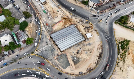 Obras en la avenida República de Colombia entran en fase clave con viaducto, puentes y túnel de 580 metros