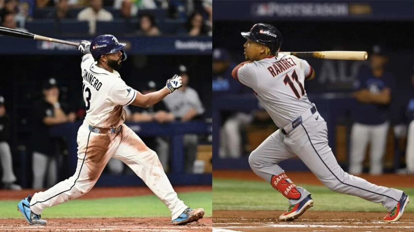 Ramírez y Caminero, la esquina caliente que decide el Juego 3 de la Serie de Campeonato de la Americana