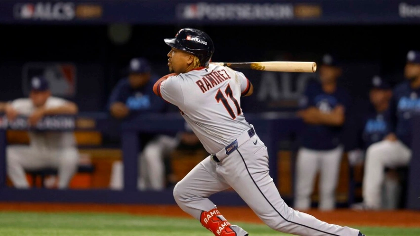 José Ramírez impone récord en Cleveland, pero los Rays quedan a una victoria de la Serie Mundial