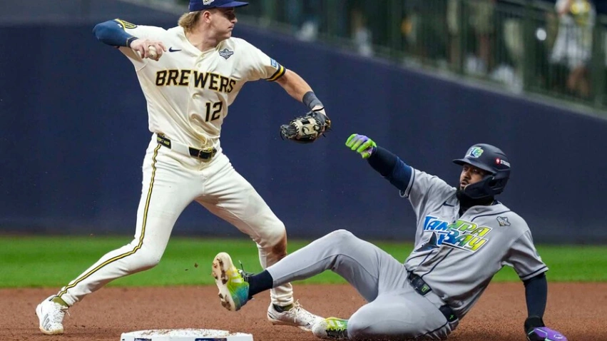 Milwaukee gana un Juego 1 de infarto a los Rays y toma ventaja en la Serie Mundial, 3-2