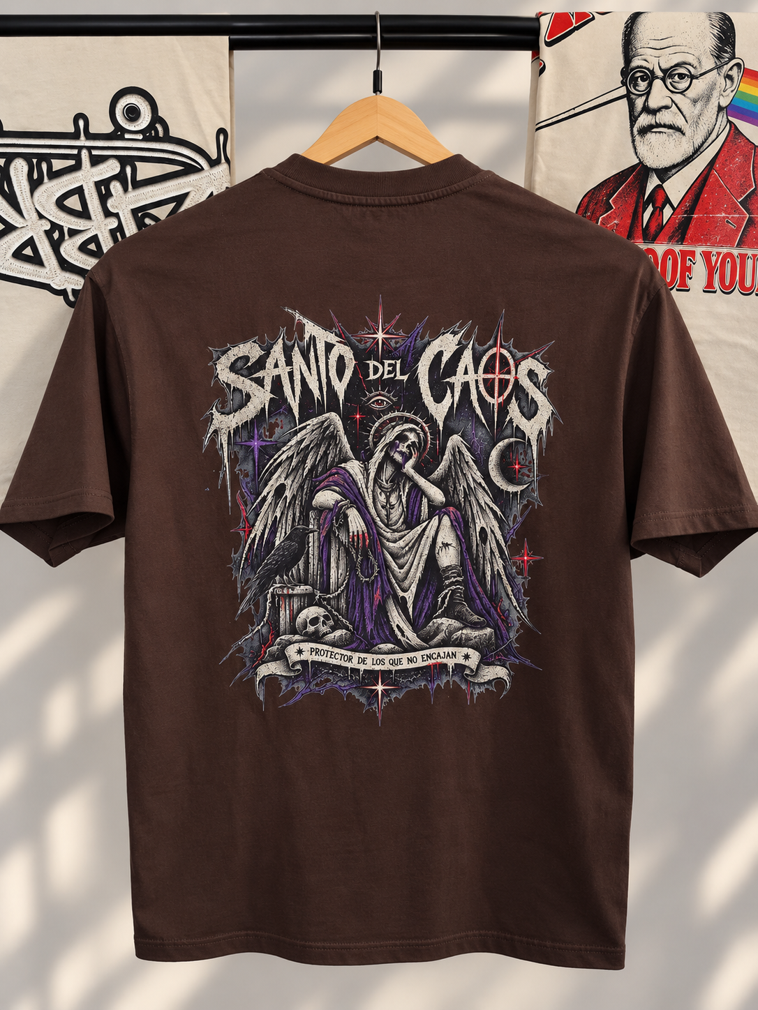 🖤 REMERA “SANTO DEL CAOS” — foto 1