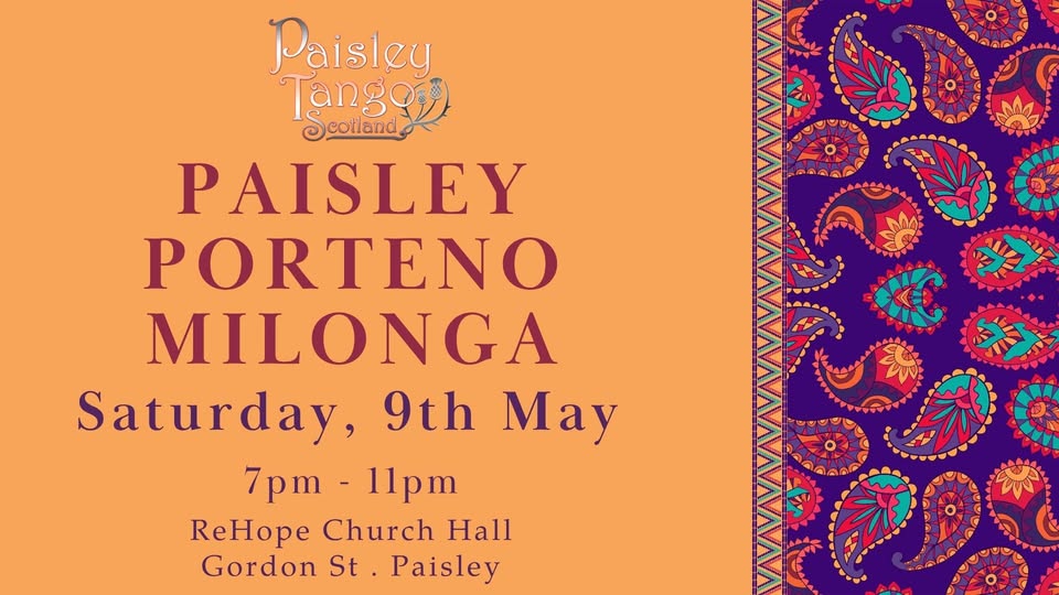 Paisley Tango May Milonga