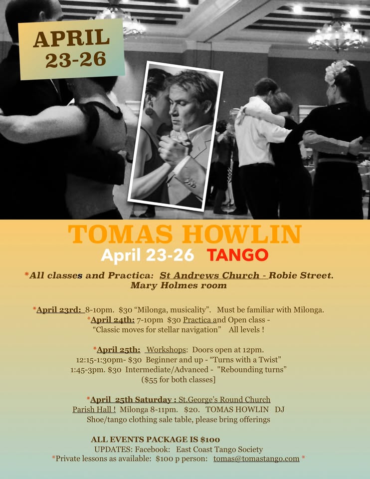 Tango Club Roadtrip: TOMAS HOWLIN