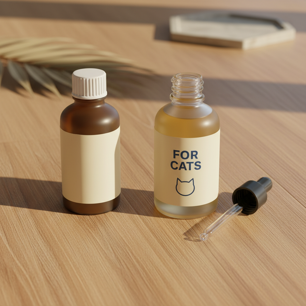 Comparison of generic human fish oil and pet-specific fish oil bottles