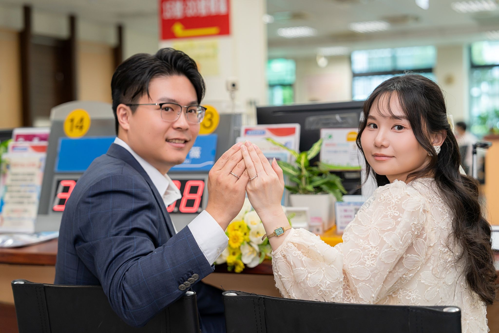 俊得＆郁萱 結婚登記