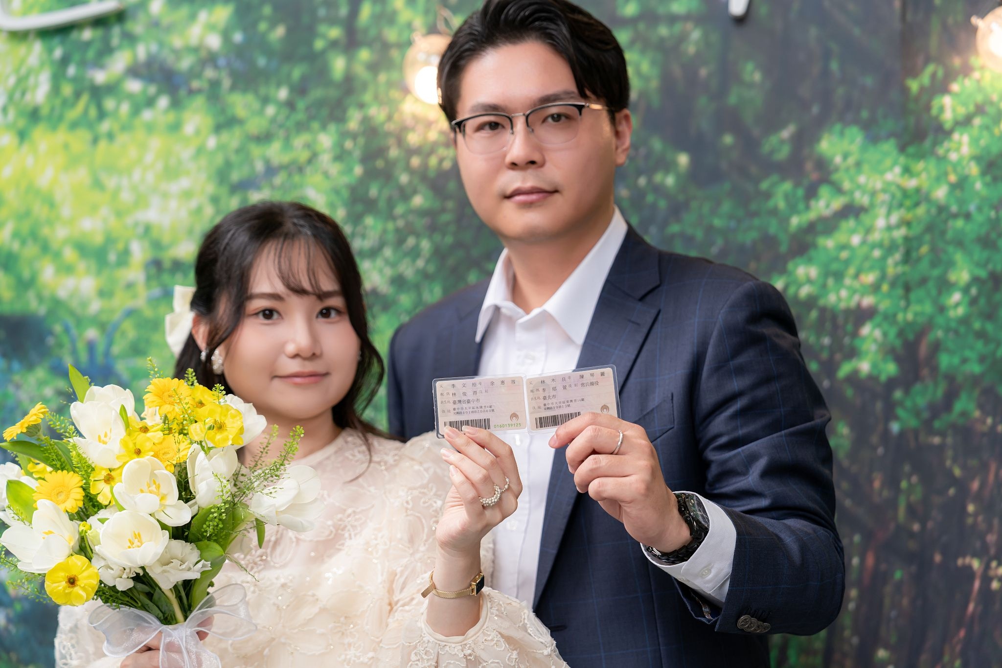 俊得＆郁萱 結婚登記