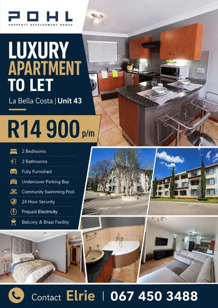 2 Bedroom Apartment / flat to rent in Nieuw Muckleneuk