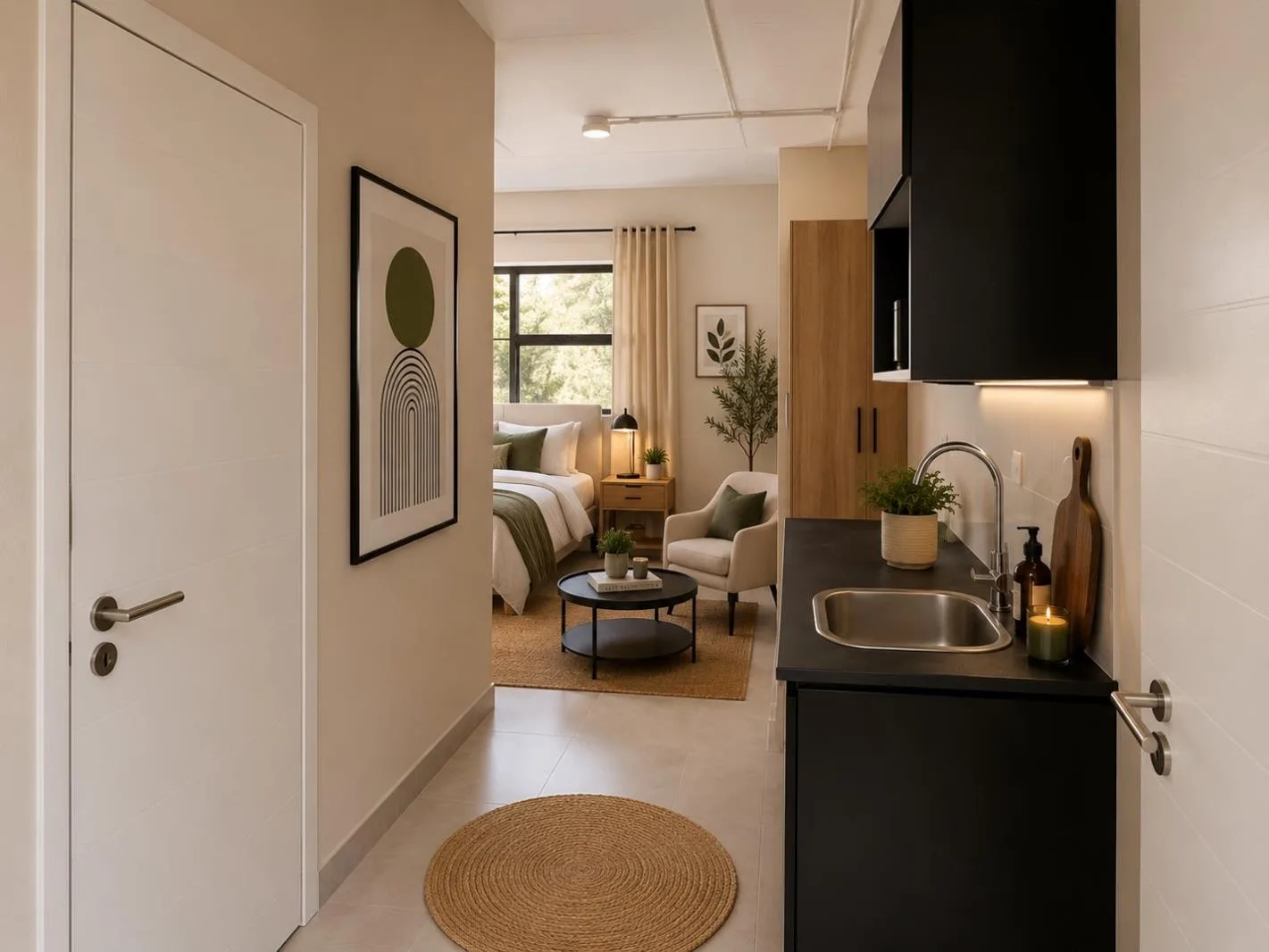 Studio Apartment in Sandton Central