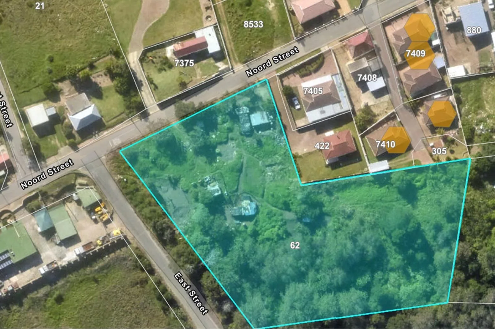 6 408 m² Land available in Pacaltsdorp