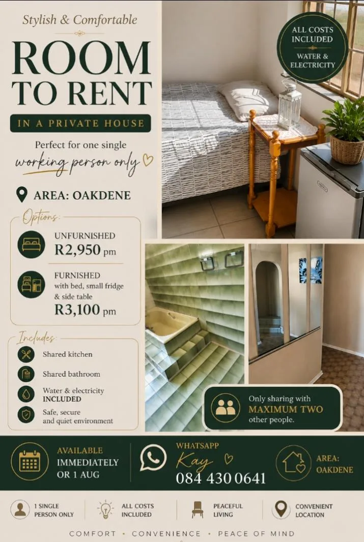 1 Bedroom House in Oakdene