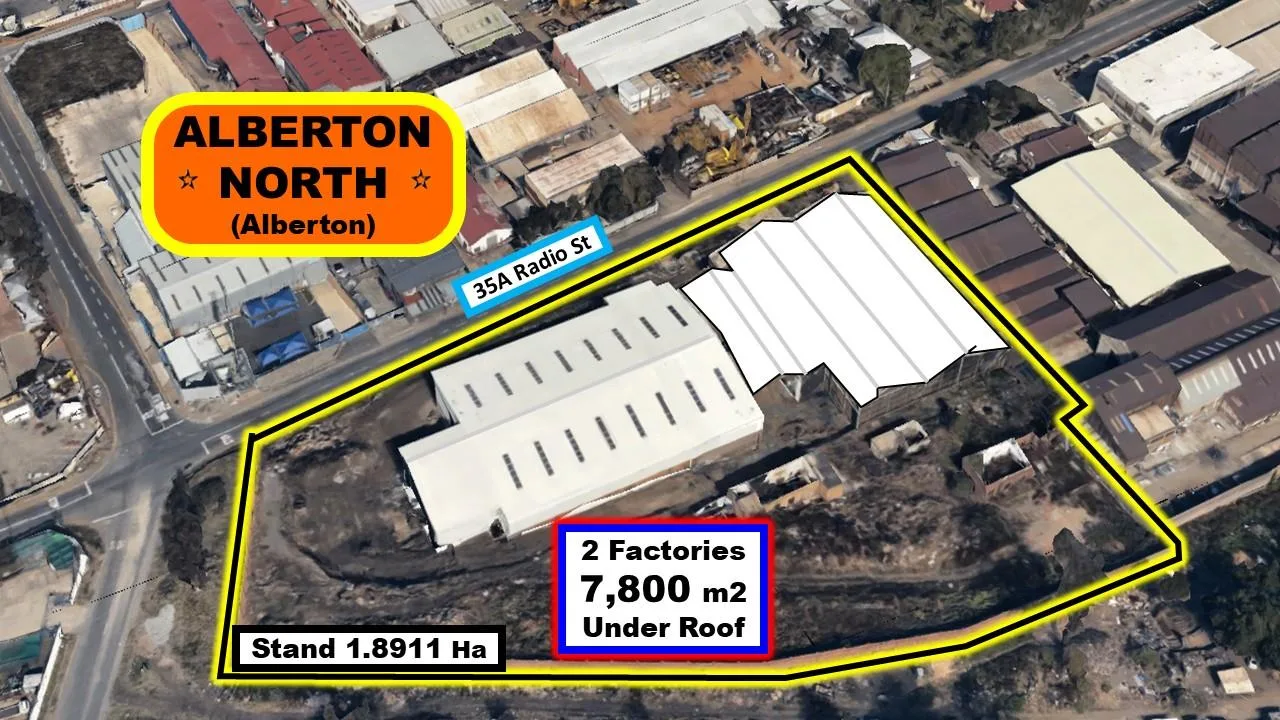 7 800 m² Industrial space in Alberton North