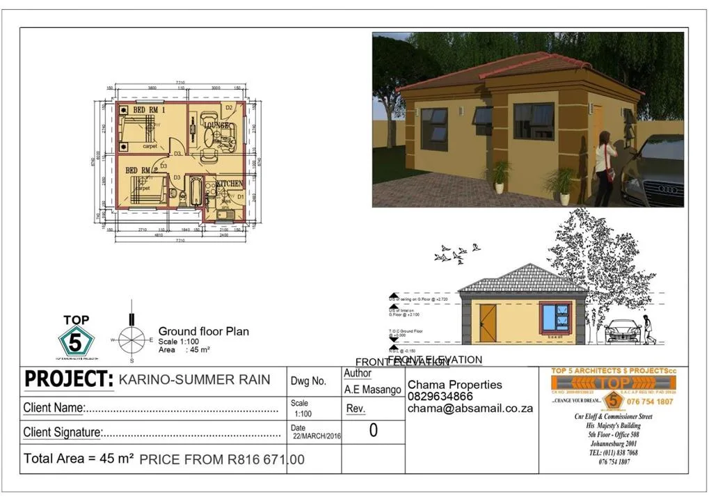 2 Bedroom House for sale in Karino