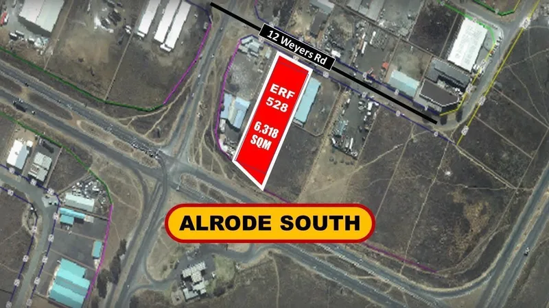 6 318 m² Land available in Alrode