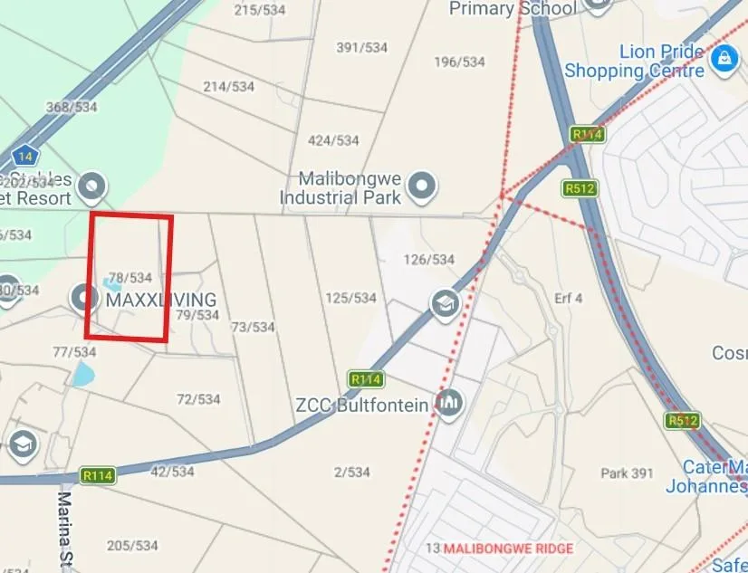 8.6 ha Farm in Nooitgedacht