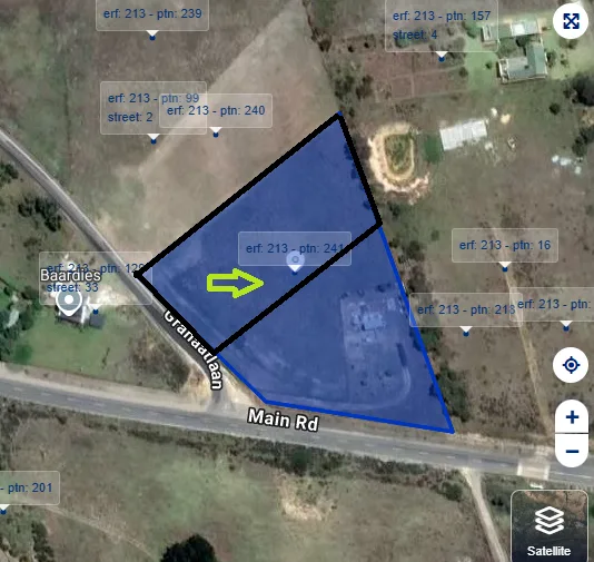 5 000 m² Land available in Baardskeerdersbos