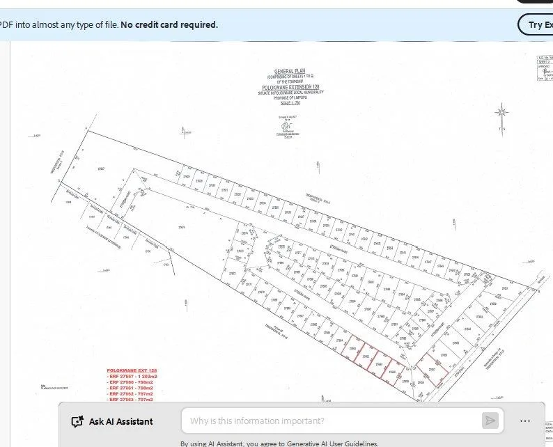 798 m² Land available in Tweefontein
