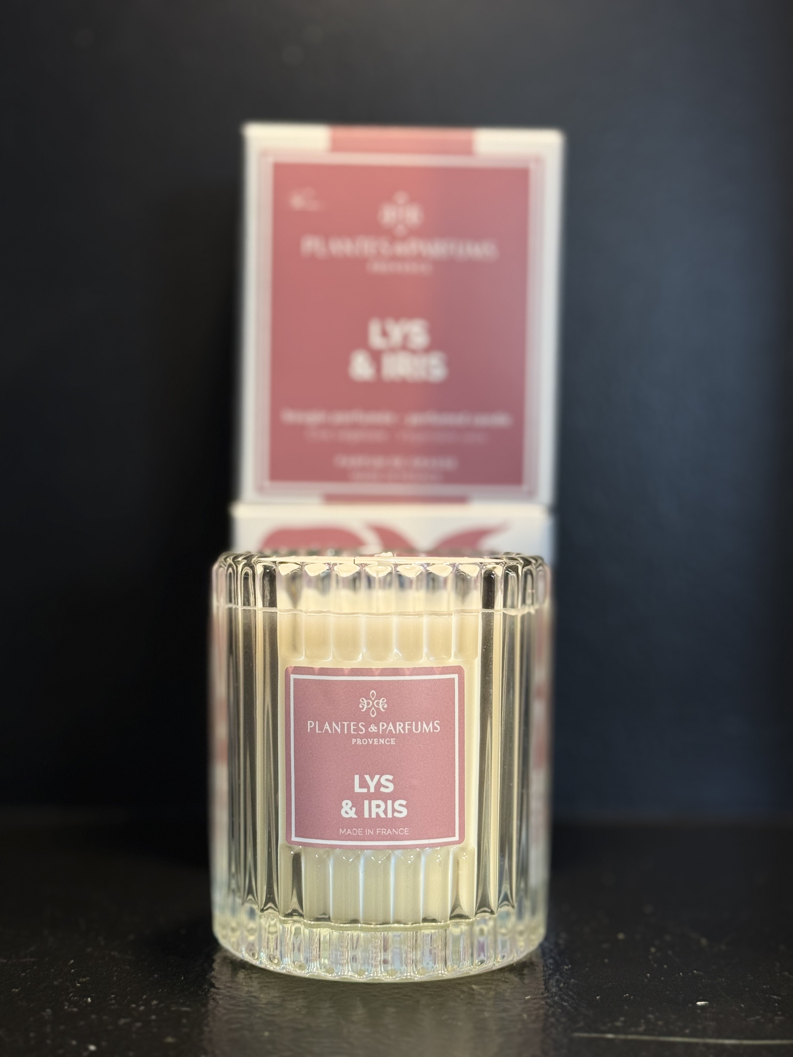 Bougie Lys et Iris 