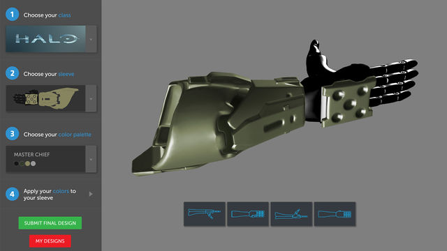 Limbitless' new Halo arm