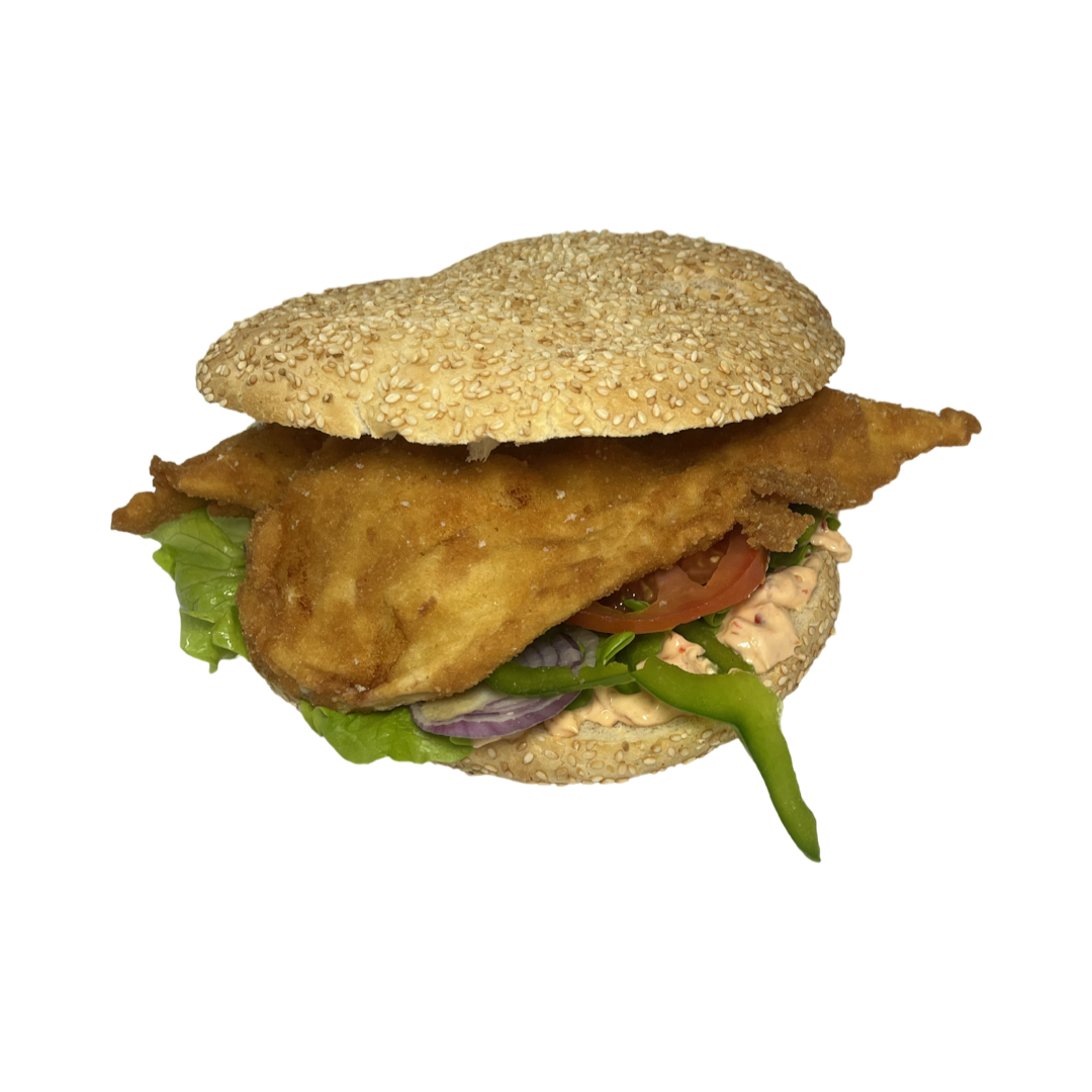Pišek (ocvrt) burger