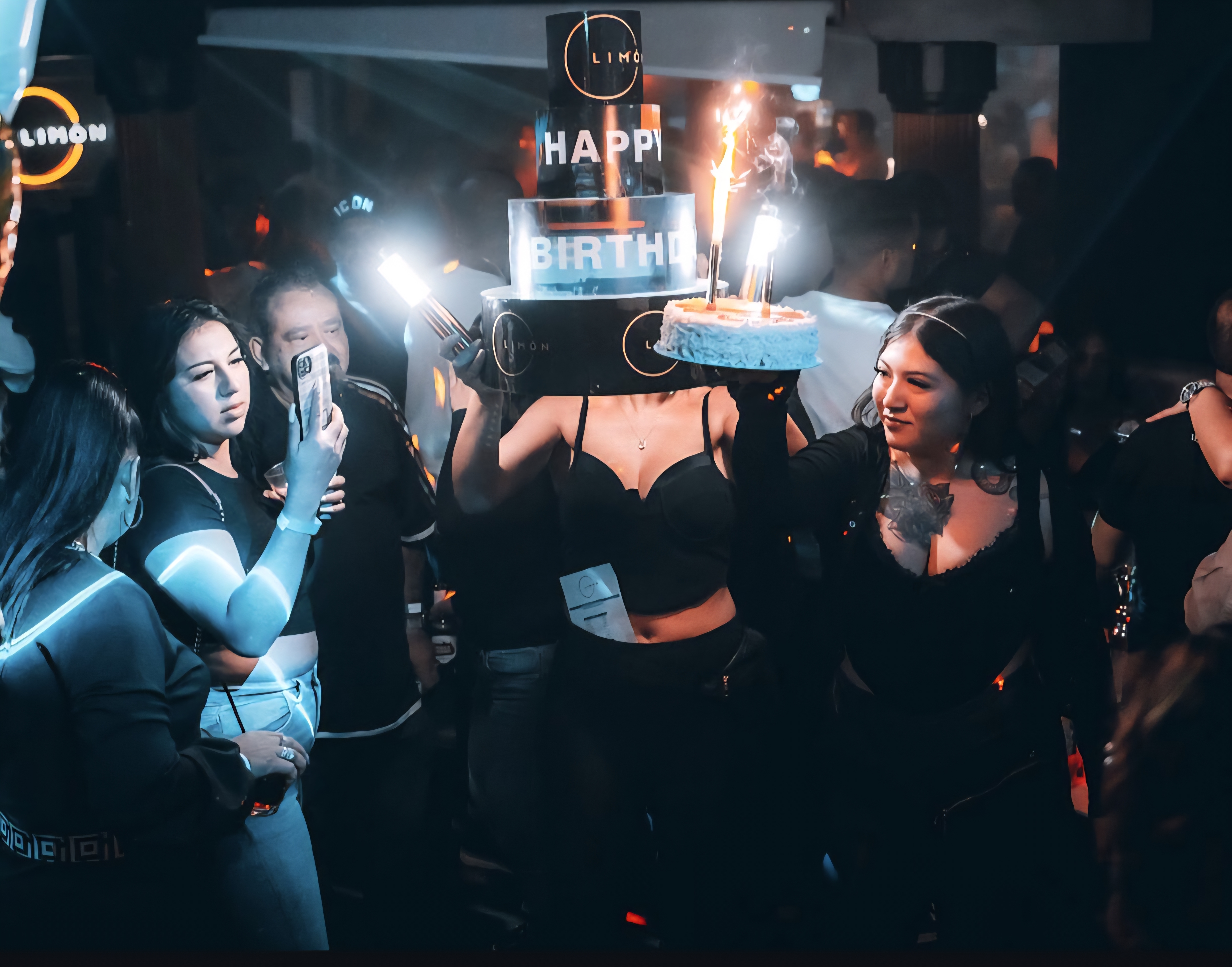 Guests enjoying the atmosphere at the lounge