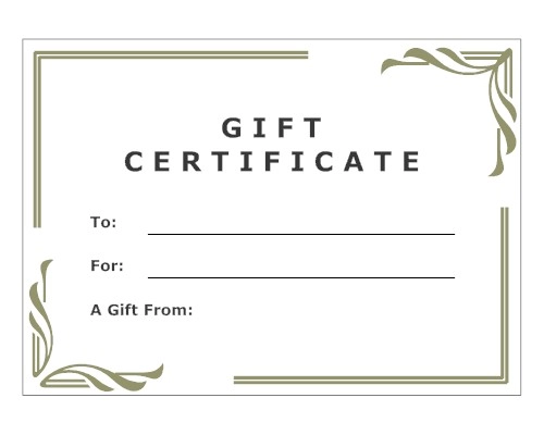 Gift Certificate