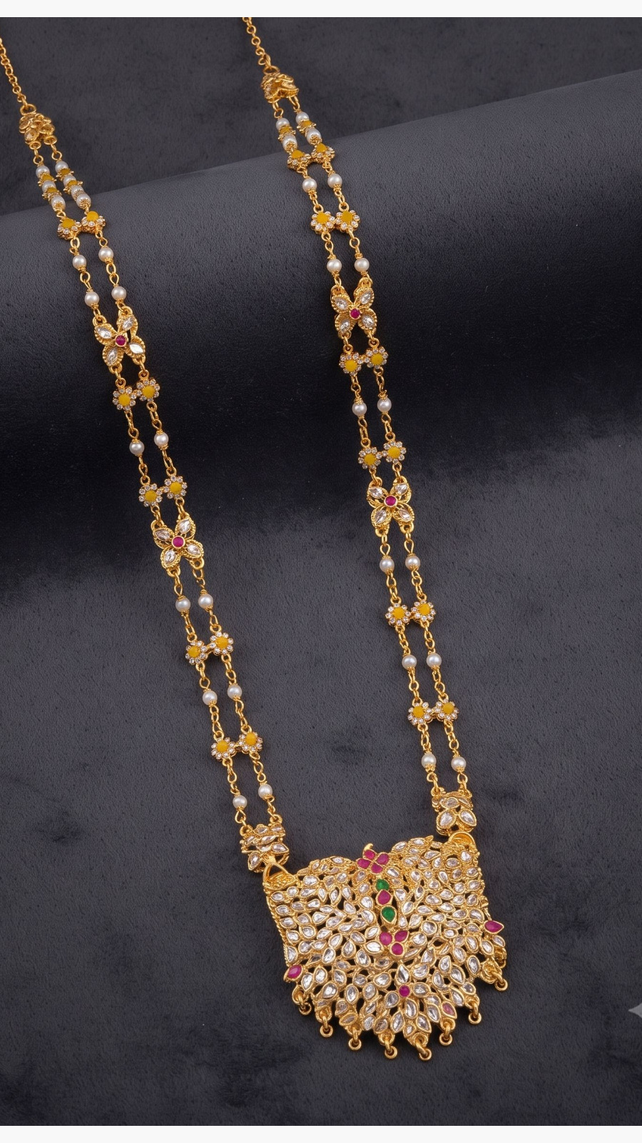 Traditional Gold-Plated Long Haram