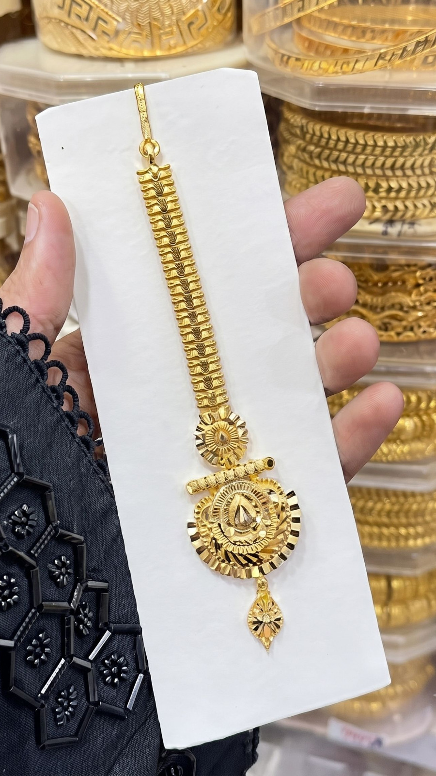 Traditional Gold-Plated Maang Tikka