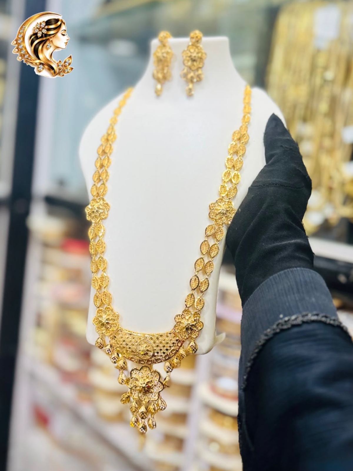 Long Turkish gold haram