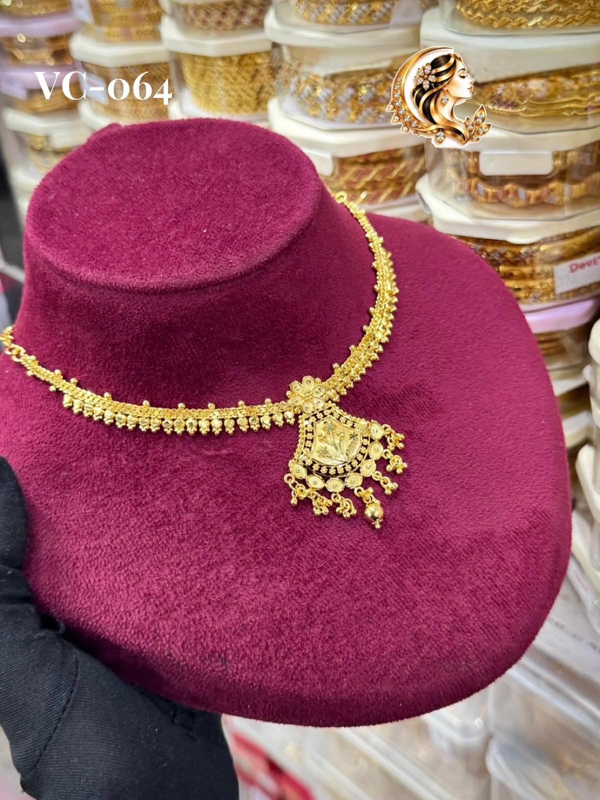 Gold plated necklace