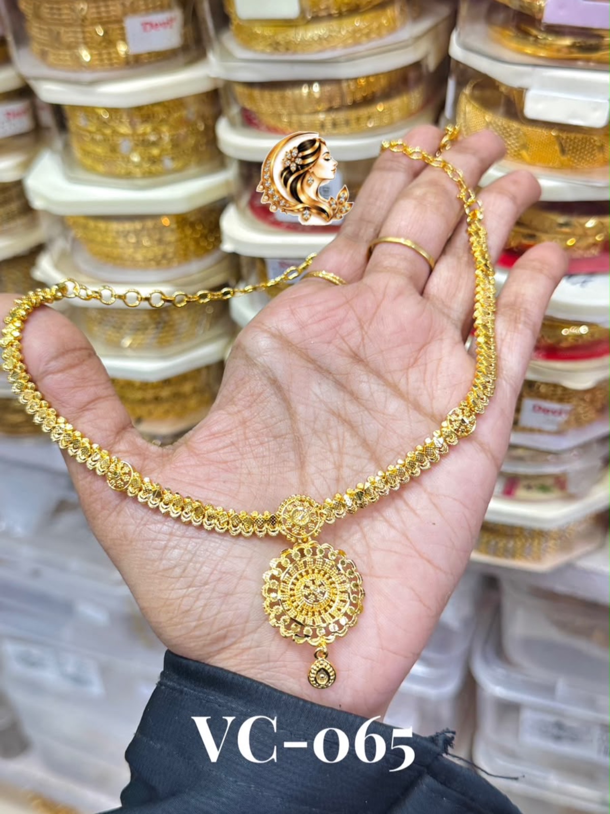 Gold plated necklace